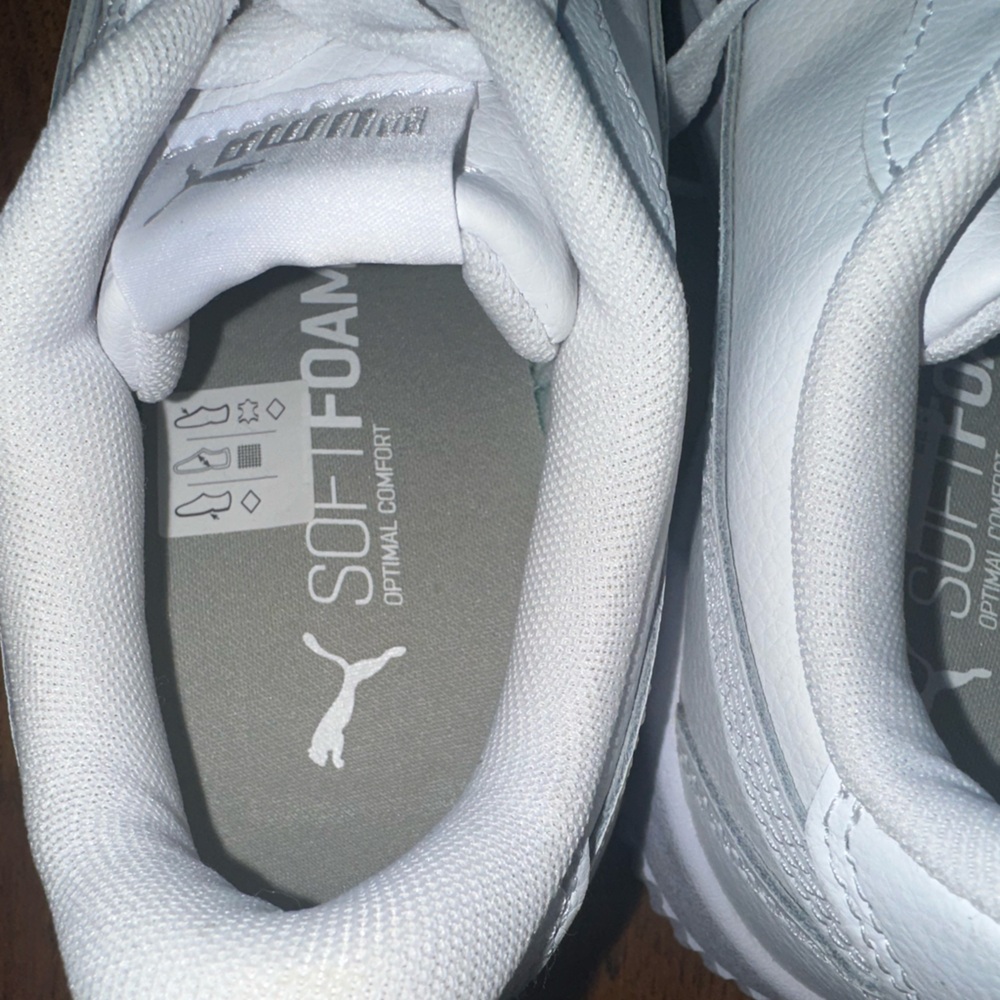 PUMA SoftFoam+ White Sneakers – Women’s Size 8 (US) / 38.5 (EU) - Picture 8 of 9